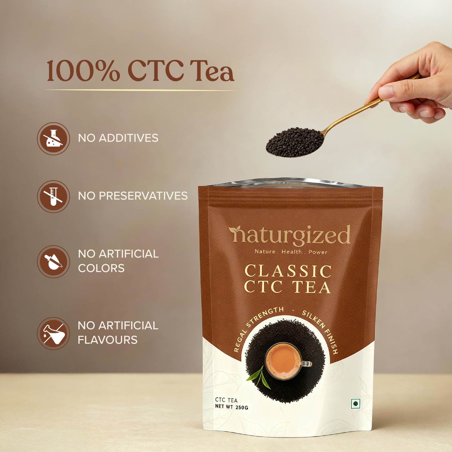 Naturgized Classic CTC Tea - 250g
