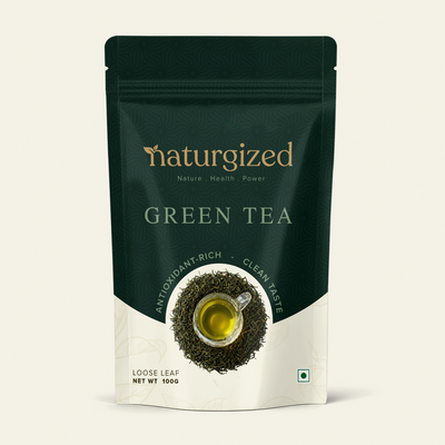 Naturgized Premium Whole Leaf Green Tea - 100g